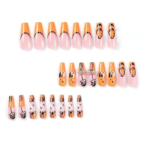 Halloween-themed Acrylic Nails - Image 6