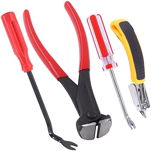 Heavy-Duty Floor Nail Puller Tool, 10-inch, for Easy Nail & Fastener Removal