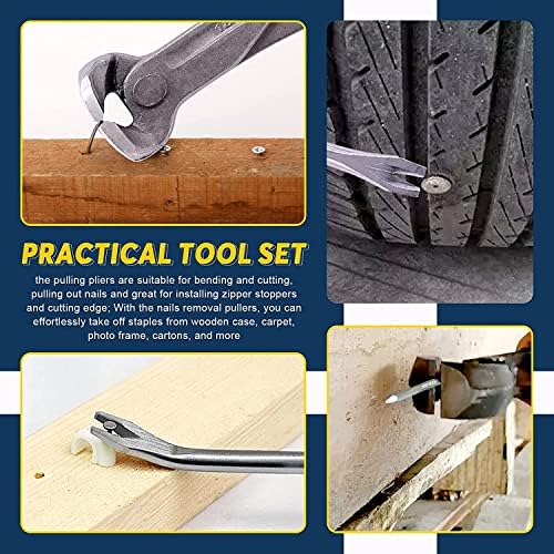 Heavy-Duty Floor Nail Puller Tool, 10-inch, for Easy Nail & Fastener Removal - Image 7