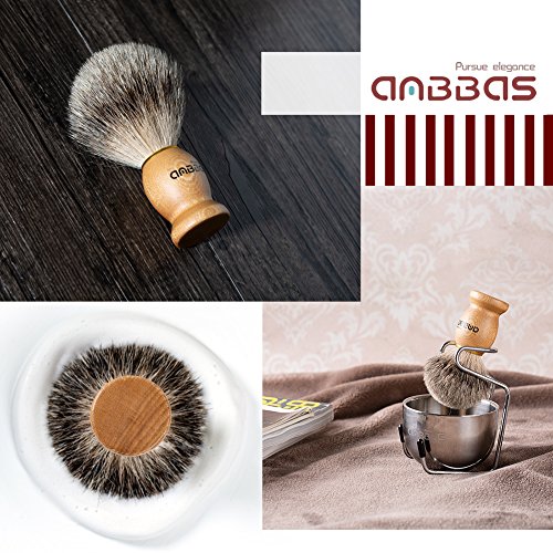 Luxury 3-inch Premium Badger Hair Shaving Brush for Rich Lather - Image 2