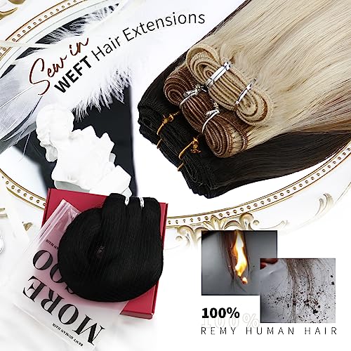 Premium 18-inch Straight Clip-In Human Hair Extensions for Effortless Styling - Image 2