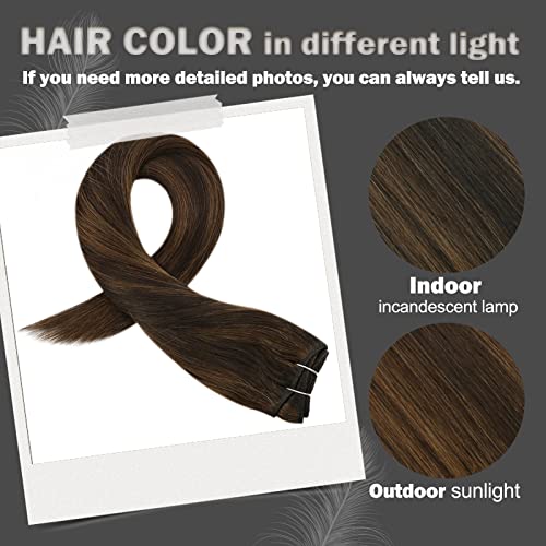 Premium 18-inch Straight Clip-In Human Hair Extensions for Effortless Styling - Image 9