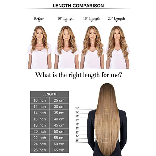 Premium 20 Inch Brown Human Hair Extensions - Seamless Blend for All Hair Types - Image 7
