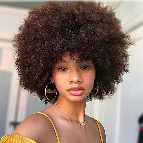Human hair Afro wig, high quality.