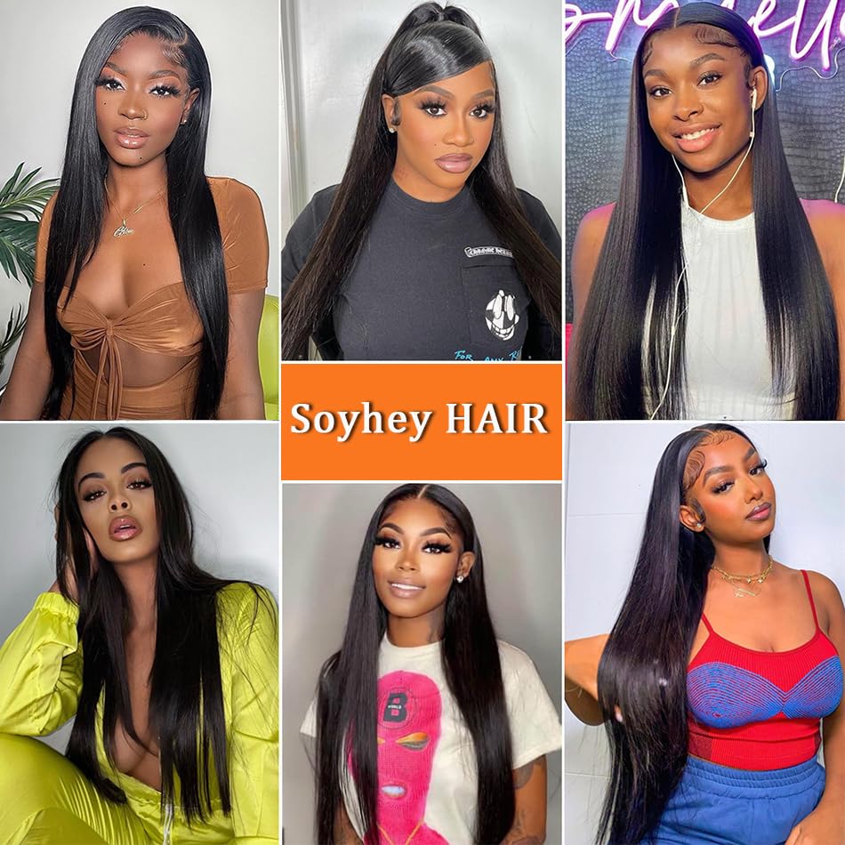 Human Hair Blend Lace Front Wig - Image 6