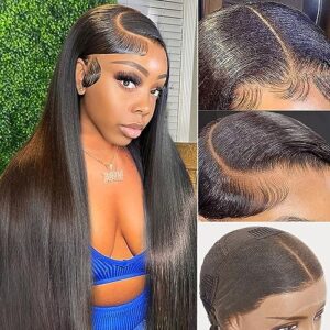 Human Hair Blend Lace Front Wig