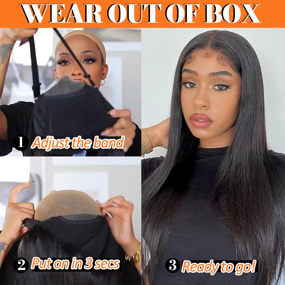 Human Hair Blend Lace Front Wig - Image 4