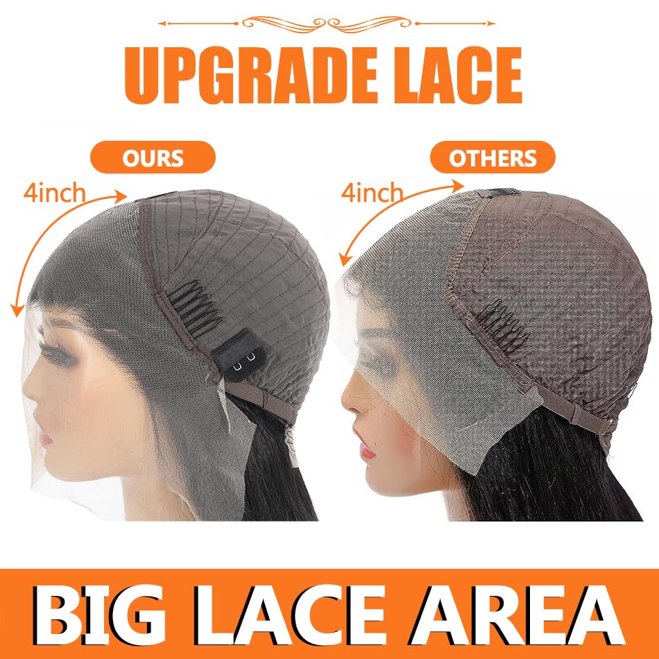 Human Hair Blend Lace Front Wig - Image 3