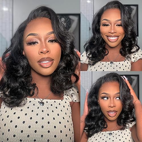 Body Wave Human Hair Bob Wig Natural Texture Comfortable Fit