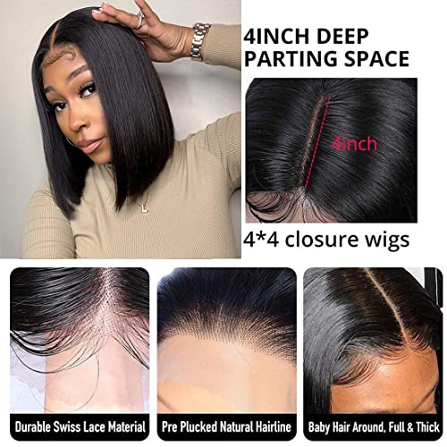 Human Hair Bob Wig - Image 4