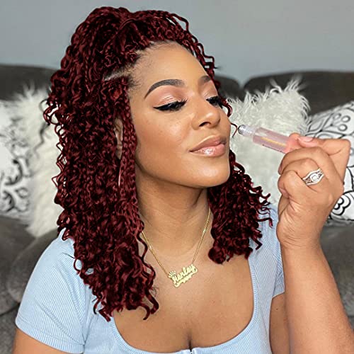 24 Inch 100% Human Hair Pre-looped Box Braids Extensions Natural Texture