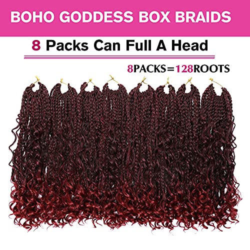 24 Inch 100% Human Hair Pre-looped Box Braids Extensions Natural Texture - Image 6