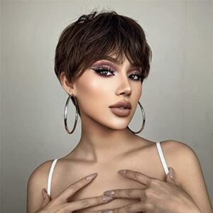Human Hair Boy Cut Wig for Men