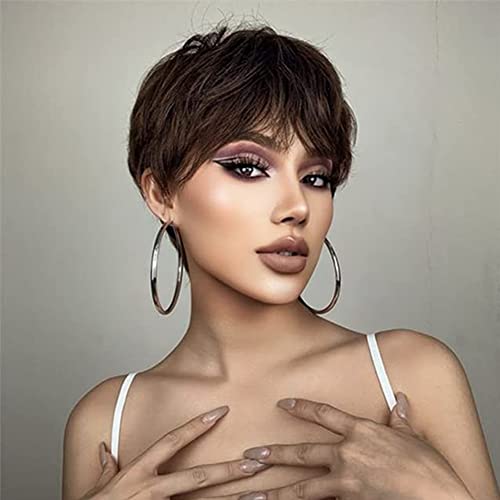 Human Hair Boy Cut Wig for Men