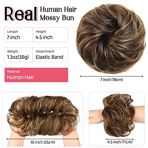Human Hair Bun Accessory - Image 2