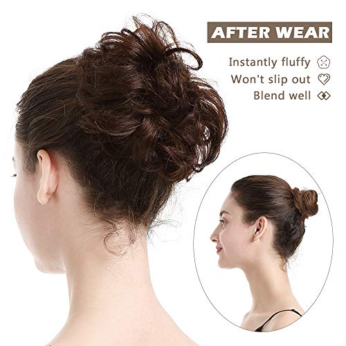 Natural Human Hair Bun Maker for Effortless Updos and Stylish Looks, Medium Size - Image 5