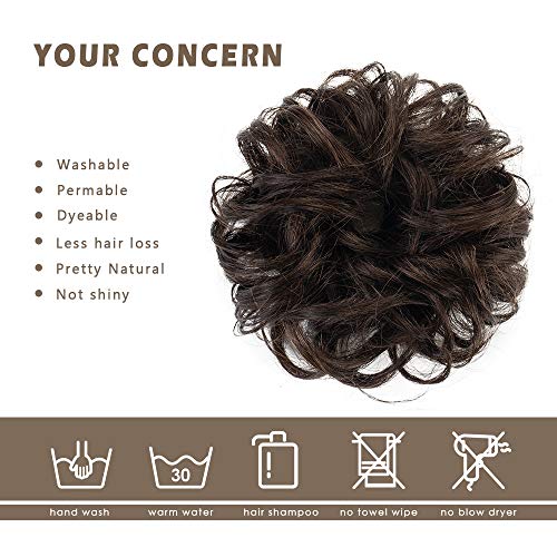 Natural Human Hair Bun Maker for Effortless Updos and Stylish Looks, Medium Size - Image 7