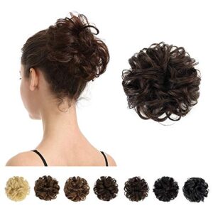 Natural Human Hair Bun Maker for Effortless Updos and Stylish Looks, Medium Size