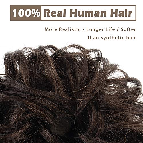 Natural Human Hair Bun Maker for Effortless Updos and Stylish Looks, Medium Size - Image 3