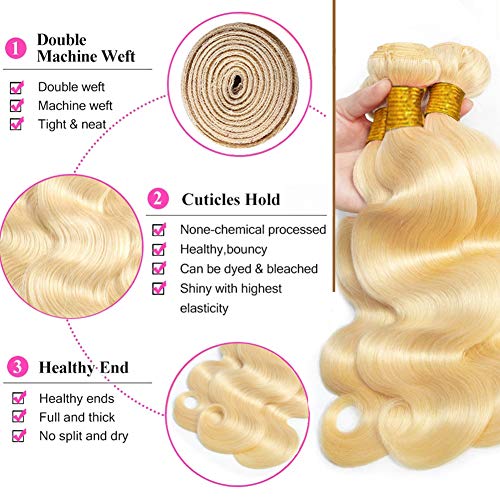 Blonde Human Hair Bundles - Image 2