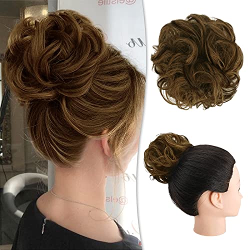 Natural Clip-In Human Hair Bun and Ponytail Extension for Effortless Styling 20 Inch