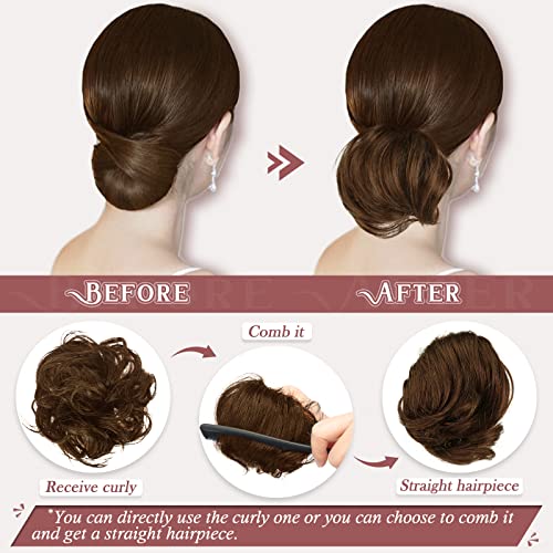 Human Hair Chignon Hairstyle - Image 5
