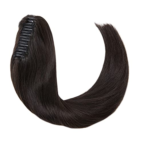 Human Hair Claw Clip Ponytail Extension - Image 3