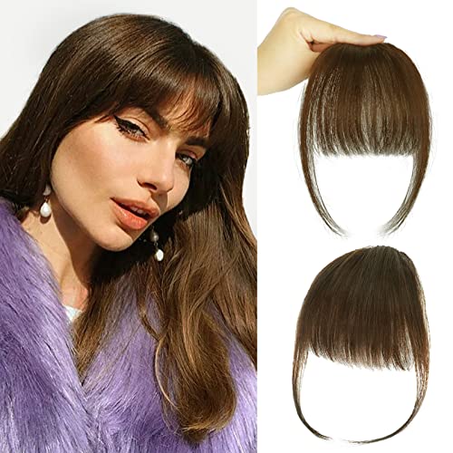 Human Hair Clip-In Bangs