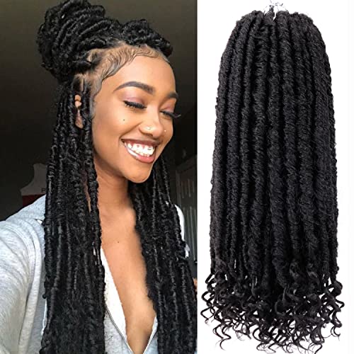 24 Inch 14 Strand Human Hair Crochet Faux Locs for Natural Styles