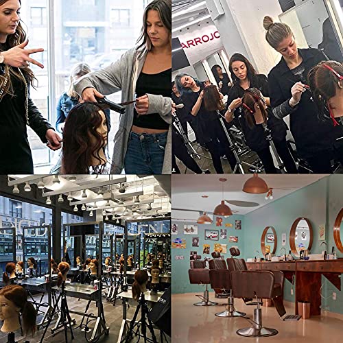 20-Inch Realistic Human Hair Doll Head for Professional Hair Styling Practice - Image 7