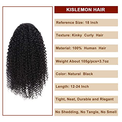 20-Inch Natural Look Human Hair Drawstring Ponytail Extensions for Effortless Styling - Image 6