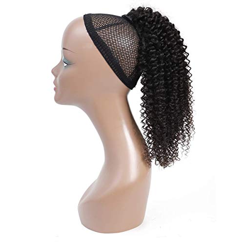 20-Inch Natural Look Human Hair Drawstring Ponytail Extensions for Effortless Styling - Image 3