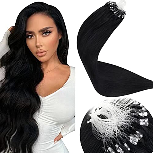 100 Piece Durable Lightweight Human Hair Extension Beads for Simple Attachment