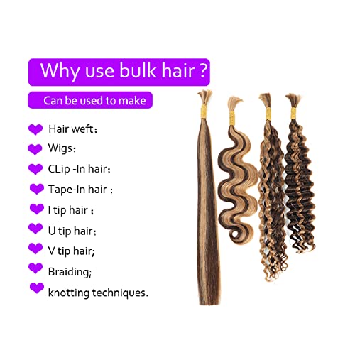 18 Inch 100% Remy Human Hair Braiding Extensions Natural Color - Image 5