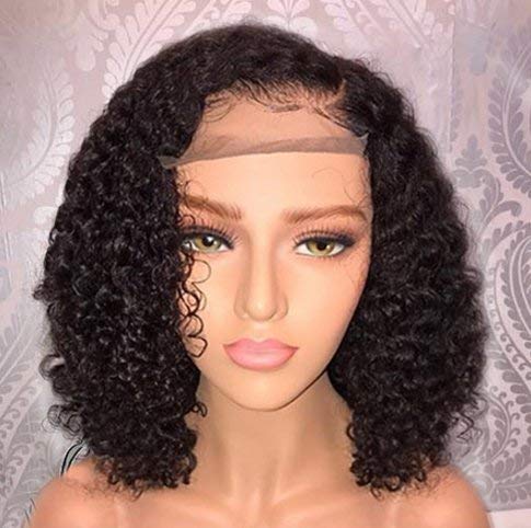 Brown Human Hair Lace Front Braided Wig for a Natural Look, Adjustable Size - Image 2