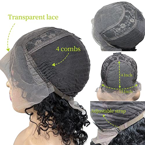 Brown Human Hair Lace Front Braided Wig for a Natural Look, Adjustable Size - Image 3