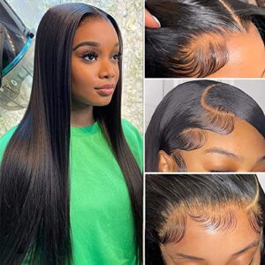 13x4 Swiss Lace Front Wig Natural Texture Human Hair Comfortable Fit