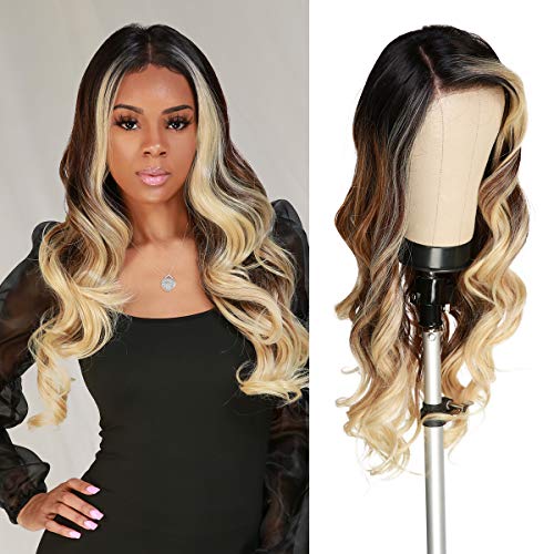 Natural Look Blend Wig: Human & Synthetic Mix, 13-Word E-commerce Title