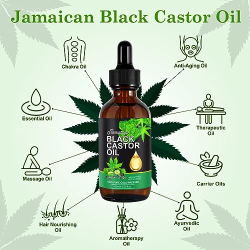 Jamaican Black Castor Oil Leave-In Conditioner 8 oz for Intense Hair Moisture and Nourishment - Image 3