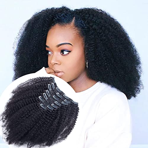 ?Kinky Afro Human Hair Clip Ins?