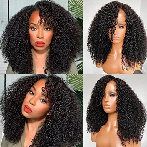Kinky Afro Human Hair Wig Women Natural Look 20 Inches Long - Image 3