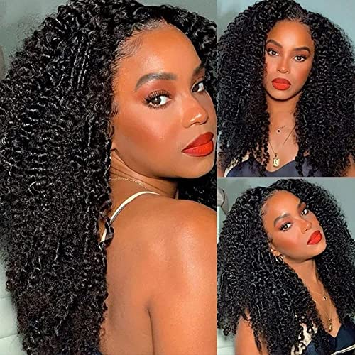 Kinky Afro Human Hair Wig Women Natural Look 20 Inches Long - Image 4