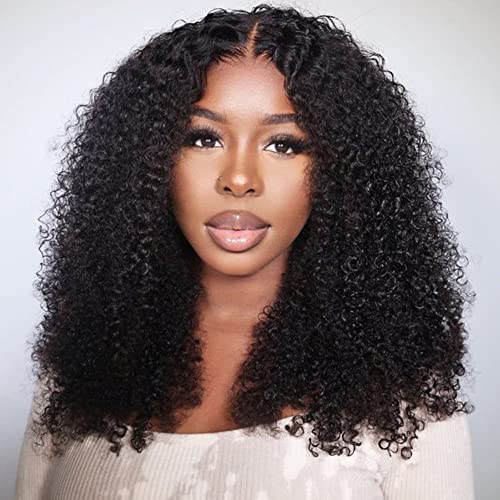 Kinky Afro Human Hair Wig Women Natural Look 20 Inches Long - Image 8