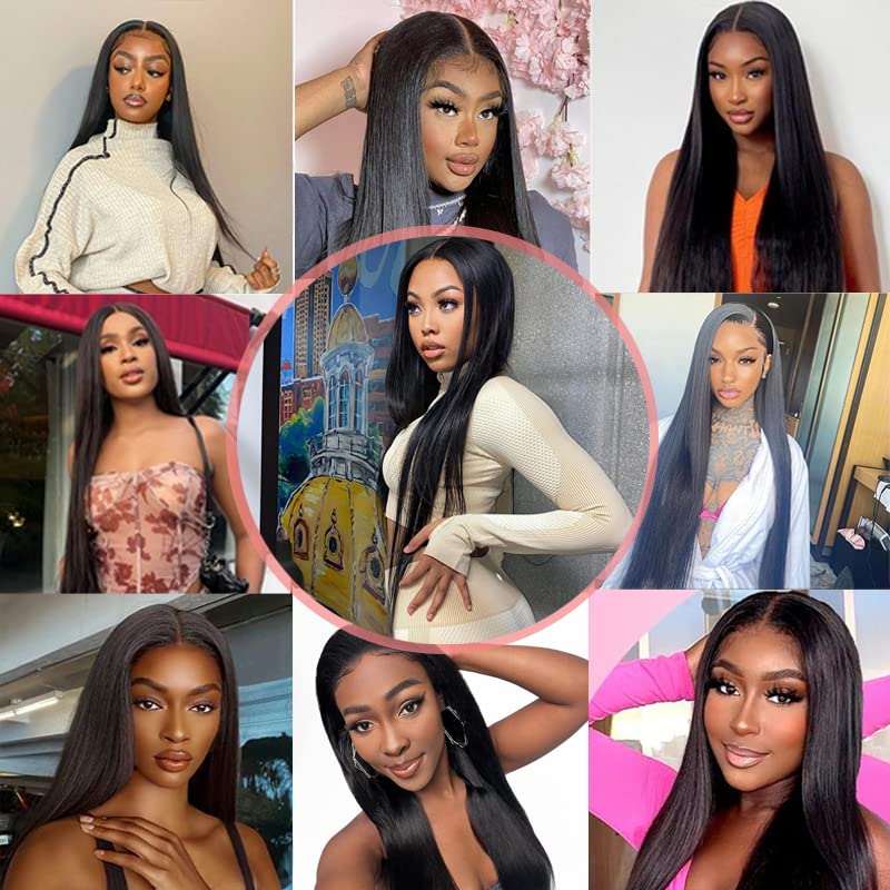 22 Inch Lace Human Hair Wig for Women, Natural Texture, Adjustable Cap - Image 6