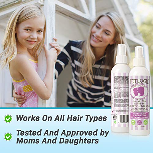 Lavender Mint Tea Tree Leave-In Conditioner Spray 8 oz for Hydrated Smooth Hair - Image 6