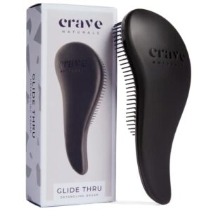 Leatherwood Natural Hair Brush by Felicia, Soft Bristles, Eco-Friendly Design for All Hair Types