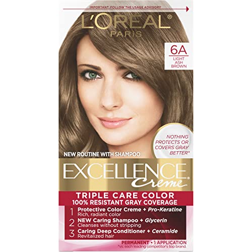 Light Cappuccino Brown Argan Oil Hair Color 4.0 fl oz for Rich Shine and Nourishment