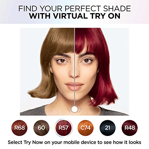 Light Red Violet Brown Hair Color 4.2 oz with Argan Oil for Vibrant Shine - Image 5