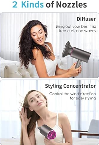 1500W Lightweight Blow Dryer for Fast Home Hair Styling - Image 5