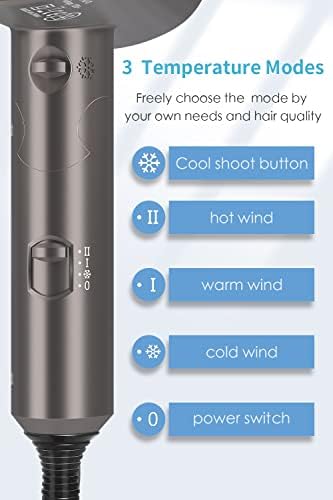 1500W Lightweight Blow Dryer for Fast Home Hair Styling - Image 6